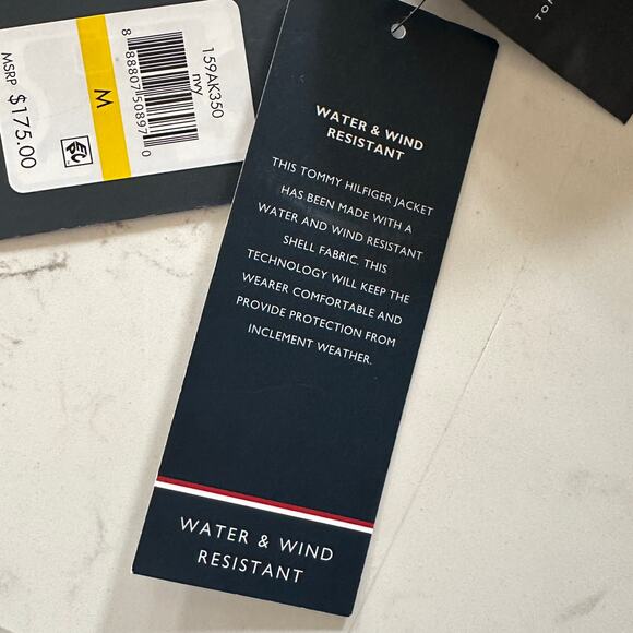 TOMMY HILFIGER | Mens Soft Shell Full Zip Jacket $175 NEW Size M Navy Normcore - Picture 13 of 13